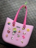 Túi Crocs nhựa vi sinh 5 màu size 33x25x10cm