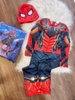 Bộ hóa trang Spiderman Halloween kèm mặt nạ vải
