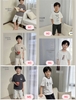 Bộ cotton lửng xuất Hàn 6 mẫu bé trai Mickey, Snoopy