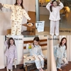 Bộ pyjama dài tay 5 mẫu bé gái AMBB