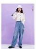 Áo khoác dạ tweed MO&Co màu trắng khuy vàng