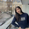 Áo len MARITHE FRANICOIS GIRBAUS PARIS 2 màu xanh, trắng