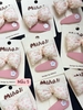 Set 2 kẹp tóc Miaoji tông hồng hoa nhí vintage 10 mẫu