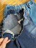 Quần short jean Beemon BT cạp chun 2 màu đậm, nhạt