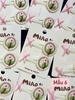 Set 2 kẹp tóc Miaoji tông hồng hoa nhí vintage 10 mẫu