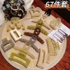 Set 67 chi tiết kẹp tóc, dây thun...nhiều mẫu