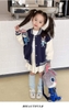 Áo khoác nỉ bomber kèm gấu màu xanh navy thỏ Judy, hồng Hello Kitty