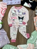 Bộ cotton H&M nhân vật Sanrio Kuromi, Melody, Cinnamoroll, Hello Kitty