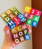 Bộ nam châm Mini Travel set Magnet Blocks CHỮ CÁI và SỐ 40pcs