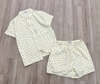 Bộ pyjama cộc tay nữ GUESS 4 màu hoạ tiết hoa