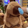 Thú bông chuột lang nước Capybara mũi xanh