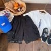 Quần short kaki style Hàn bé trai túi hộp 3 màu đen, be, nâu