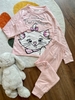 Bộ cotton H&M dài tay thu đông 3 mẫu Mèo Marie, Unicorn, cầu vồng hồng cam