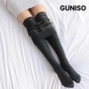Quần tất GU 300D lót nỉ lông màu đen