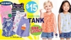 Set 5 áo ba lỗ OLDNAVY bé gái