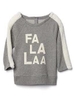 Áo nỉ da cá Baby Gap FA LA LAA
