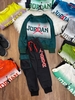 Bộ cotton nỉ dài tay Jordan quần jogger túi hộp 8 màu