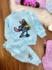 Bộ nỉ bông thu đông Disney 6 mẫu Stitch, Toys Story, Tinker Bell