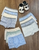 Set 4 quần sịp đùi bé trai size đại 3 mẫu