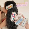 Set 6 miếng dán tóc mái hình dễ thương phối ren