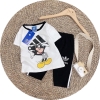 Bộ cotton Mickey Adidas áo cộc quần lửng nhiều màu