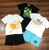Bộ cotton cộc tay H&M bé trai size đại nhiều mẫu: Nasa, Naruto, Xbox, Play Station,.. hè 2025