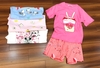 Bộ cotton cộc tay quần sooc hãng H&M 4 mẫu size đại Mẹ&Bé Minnie trắng, Snoopy xanh...