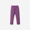 Bộ nỉ Little Maven màu tím quần legging tăm cho bé gái