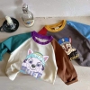 Áo cotton dài tay raglan 4 mẫu Paw Patrol cho bé trai, bé gái