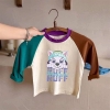 Áo cotton dài tay raglan 4 mẫu Paw Patrol cho bé trai, bé gái