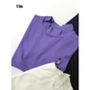 Áo giữ nhiệt dài tay Beemon cotton cổ 3cm 5 màu ghi, đen, trắng, tím, navy