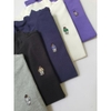 Áo giữ nhiệt dài tay Beemon cotton cổ 3cm 5 màu ghi, đen, trắng, tím, navy