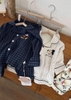 Set 2 bộ pyjamas dài tay Mickey đen kẻ, Kuromi tím trắng