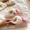 Dép nhựa lót lông mẫu Kuromi, Cinnamoroll, Melody