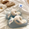 Dép nhựa lót lông mẫu Kuromi, Cinnamoroll, Melody