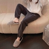 Quần jogger lót nỉ bo gấu 6 màu cho nữ