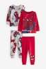Set 2 bộ cotton Marvel Spiderman thu đông 2024