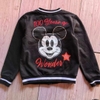 Áo khoác nỉ bomber Disney Mickey đen size đại