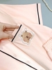 Bộ pyjamas cổ V cotton cộc tay Capybara 4 màu hãng Careia