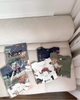 Set 3 áo cotton Next bé trai họa tiết khủng long 3 màu