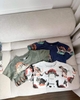 Set 3 áo cotton Next bé trai họa tiết khủng long 3 màu
