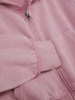 Bộ nỉ gân Primark áo hoodie kéo khoá quần suông hồng