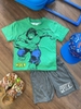 Bộ cotton H&M cộc tay bé trai Sonic, Pokemon, Hulk xanh...nhiều mẫu hè 2025