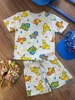Bộ cotton H&M cộc tay bé trai Sonic, Pokemon, Hulk xanh...nhiều mẫu hè 2025