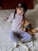 Bộ cotton dài tay kẻ ngang 6 màu cho bé trai, bé gái