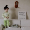 Bộ cotton dài tay kẻ ngang 6 màu cho bé trai, bé gái