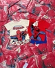 Set 2 bộ cộc tay Amazing Spiderman màu trắng đỏ