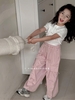 Áo cotton cộc tay đính nơ ngọc màu trắng cổ tròn cho bé