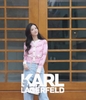 Áo khoác len cardigan Karl Largefeld 2 màu hồng, đen