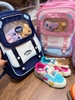Balo chống gù Zootopia 41x14x31cm 4 màu xanh navy, hồng, tím, xanh dương